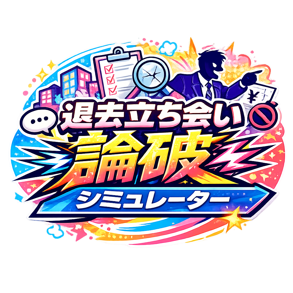 退去立ち会い論破シミュレーター - 引越しの駆け込み寺